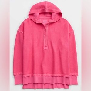 Aerie Pink Hooded Sweatshirt